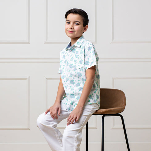 linen-short-sleeve-button-down-shirt-4 Hope & Henry - Sophia's Style-2